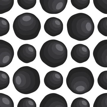Illustration on theme big pattern identical types fish caviar Illustrazione stock