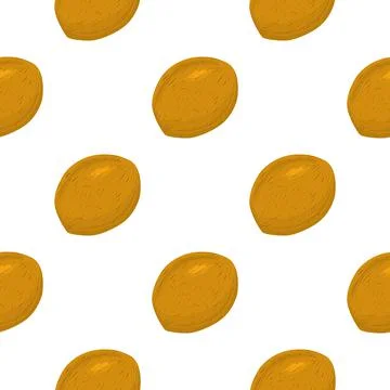 Illustration on theme big pattern identical types walnut 스톡 일러스트