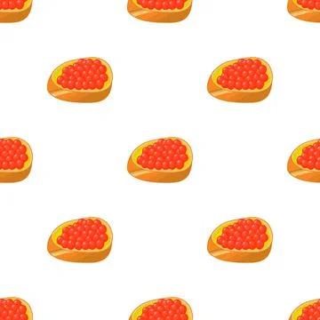 Illustration on theme big pattern identical types fish caviar Stock Illustration