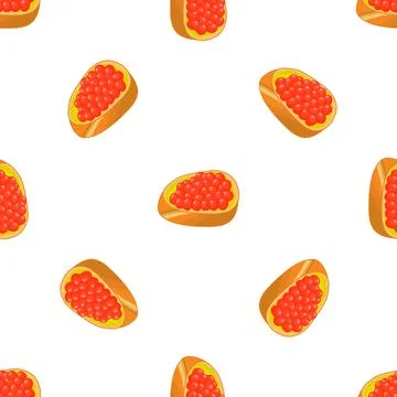 Illustration on theme big pattern identical types fish caviar Stock Illustration