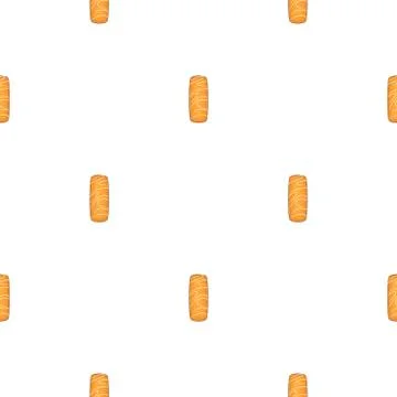 Illustration on theme big set identical biscuit, kit colorful pastry cookie Illustrazione stock