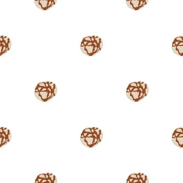 Illustration on theme big set identical biscuit, kit colorful pastry cookie Illustrazione stock