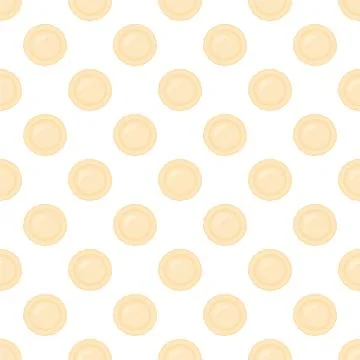 Illustration on theme big set identical biscuit, kit colorful pastry cookie Illustrazione stock