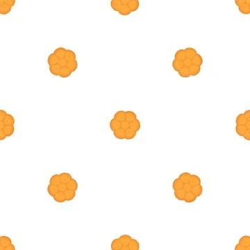 Illustration on theme big set identical biscuit, kit colorful pastry cookie Stock Illustration