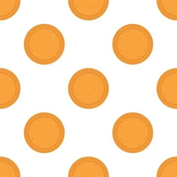 Illustration on theme big set identical biscuit, kit colorful pastry cookie イラスト素材
