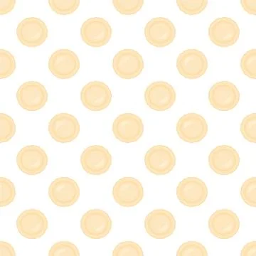 Illustration on theme big set identical biscuit, kit colorful pastry cookie Illustrazione stock