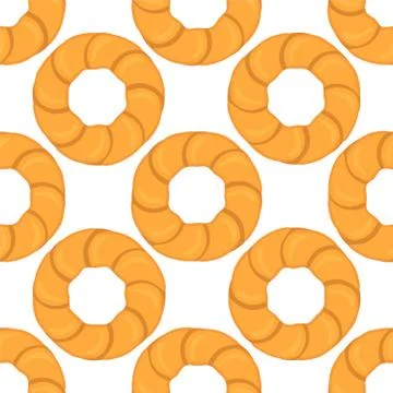 Illustration on theme big set identical biscuit, kit colorful pastry cookie 스톡 일러스트