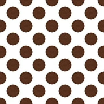 Illustration on theme big set identical biscuit, kit colorful pastry cookie Illustrazione stock