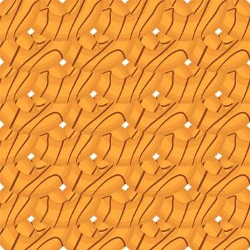 Illustration on theme big set identical biscuit, kit colorful pastry cookie Stock Illustration
