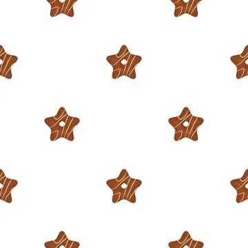 Illustration on theme big set identical biscuit, kit colorful pastry cookie Illustrazione stock