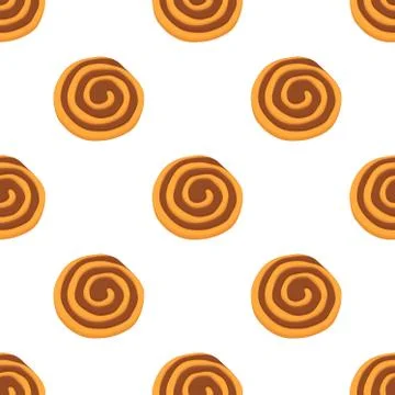 Illustration on theme big set identical biscuit, kit colorful pastry cookie 스톡 일러스트