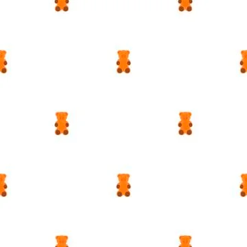 Illustration on theme big set identical biscuit, kit colorful pastry cookie Illustrazione stock