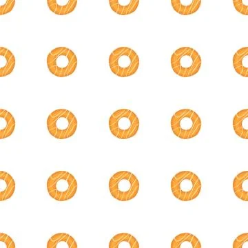 Illustration on theme big set identical biscuit, kit colorful pastry cookie Stockillustratie