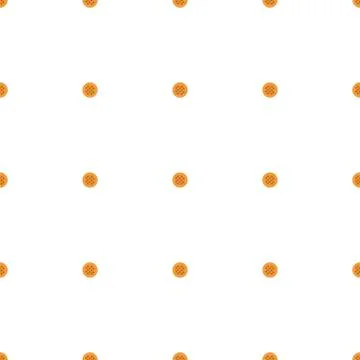 Illustration on theme big set identical biscuit, kit colorful pastry cookie Stockillustratie