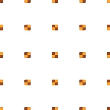 Illustration on theme big set identical biscuit, kit colorful pastry cookie Stock Illustration