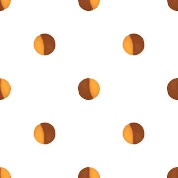 Illustration on theme big set identical biscuit, kit colorful pastry cookie Illustrazione stock