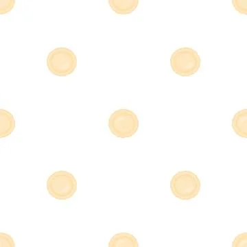 Illustration on theme big set identical biscuit, kit colorful pastry cookie Illustrazione stock