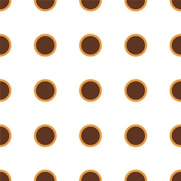 Illustration on theme big set identical biscuit, kit colorful pastry cookie イラスト素材