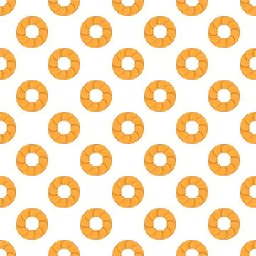 Illustration on theme big set identical biscuit, kit colorful pastry cookie Illustrazione stock