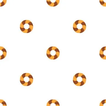 Illustration on theme big set identical biscuit, kit colorful pastry cookie Illustrazione stock