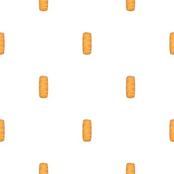 Illustration on theme big set identical biscuit, kit colorful pastry cookie Stock Illustration