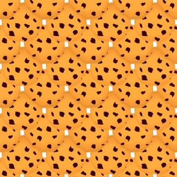 Illustration on theme big set identical biscuit, kit colorful pastry cookie Illustrazione stock