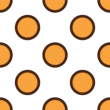 Illustration on theme big set identical biscuit, kit colorful pastry cookie 스톡 일러스트