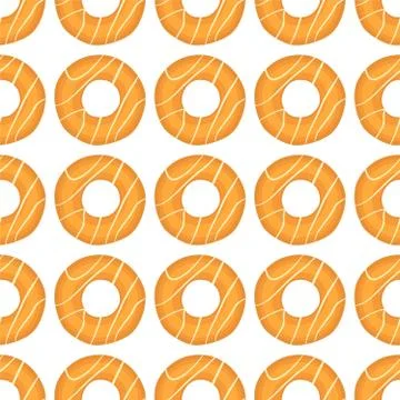 Illustration on theme big set identical biscuit, kit colorful pastry cookie 스톡 일러스트