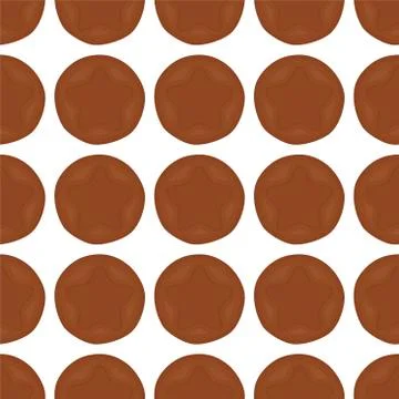 Illustration on theme big set identical biscuit, kit colorful pastry cookie Illustrazione stock