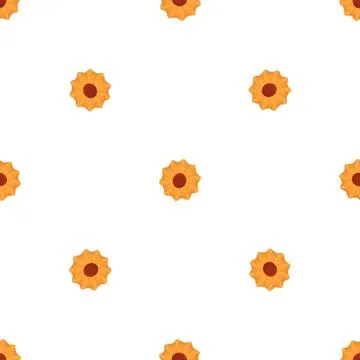 Illustration on theme big set identical biscuit, kit colorful pastry cookie イラスト素材
