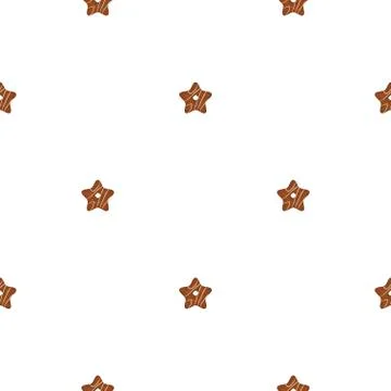 Illustration on theme big set identical biscuit, kit colorful pastry cookie Illustrazione stock