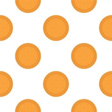 Illustration on theme big set identical biscuit, kit colorful pastry cookie イラスト素材