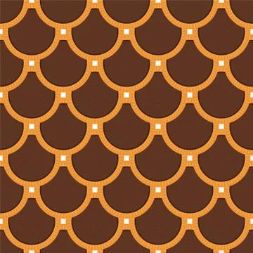 Illustration on theme big set identical biscuit, kit colorful pastry cookie Illustrazione stock