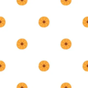 Illustration on theme big set identical biscuit, kit colorful pastry cookie イラスト素材