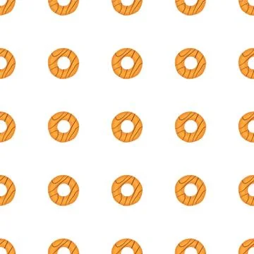 Illustration on theme big set identical biscuit, kit colorful pastry cookie 스톡 일러스트
