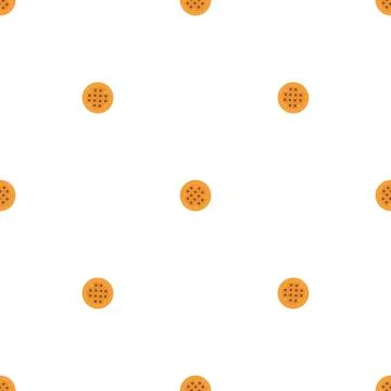 Illustration on theme big set identical biscuit, kit colorful pastry cookie Illustrazione stock