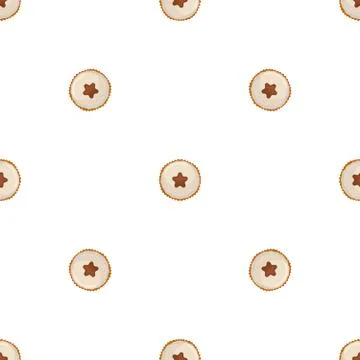 Illustration on theme big set identical biscuit, kit colorful pastry cookie イラスト素材