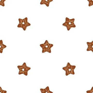 Illustration on theme big set identical biscuit, kit colorful pastry cookie 스톡 일러스트