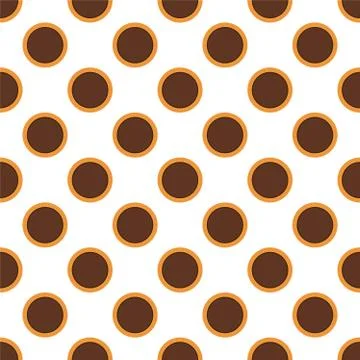 Illustration on theme big set identical biscuit, kit colorful pastry cookie 스톡 일러스트
