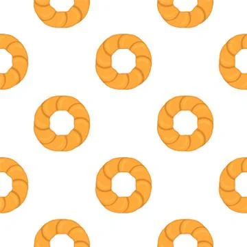 Illustration on theme big set identical biscuit, kit colorful pastry cookie 스톡 일러스트