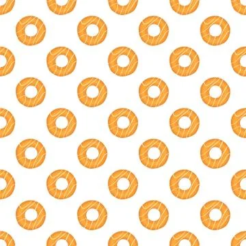 Illustration on theme big set identical biscuit, kit colorful pastry cookie Stock Illustration
