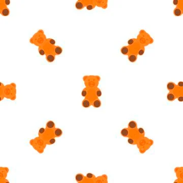 Illustration on theme big set identical biscuit, kit colorful pastry cookie Illustrazione stock