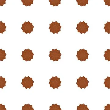 Illustration on theme big set identical biscuit, kit colorful pastry cookie Illustrazione stock
