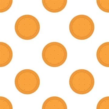 Illustration on theme big set identical biscuit, kit colorful pastry cookie 스톡 일러스트