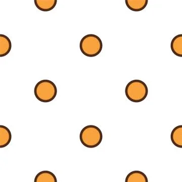 Illustration on theme big set identical biscuit, kit colorful pastry cookie Illustrazione stock