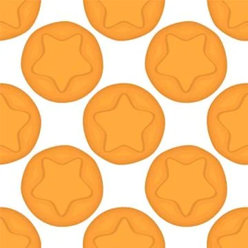 Illustration on theme big set identical biscuit, kit colorful pastry cookie 스톡 일러스트