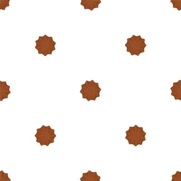 Illustration on theme big set identical biscuit, kit colorful pastry cookie Stock Illustration