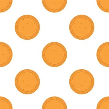 Illustration on theme big set identical biscuit, kit colorful pastry cookie イラスト素材
