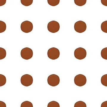 Illustration on theme big set identical biscuit, kit colorful pastry cookie Illustrazione stock
