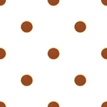 Illustration on theme big set identical biscuit, kit colorful pastry cookie イラスト素材